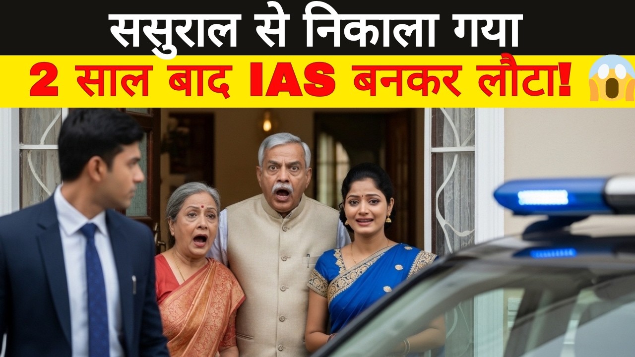 ससुराल से निकाला गया बेरोजगार दामाद… 2 साल बाद IAS बनकर लौटा! 😱