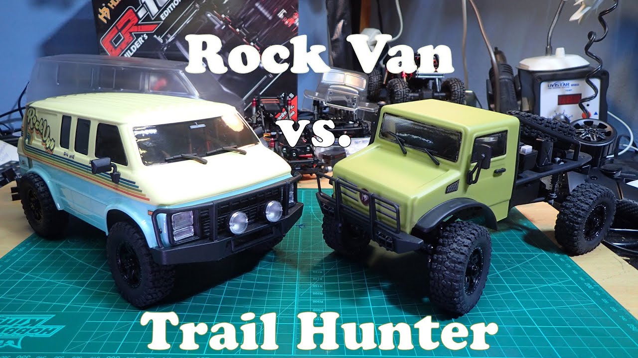 Hobby Plus CR-18P Rock Van versus Trail Hunter