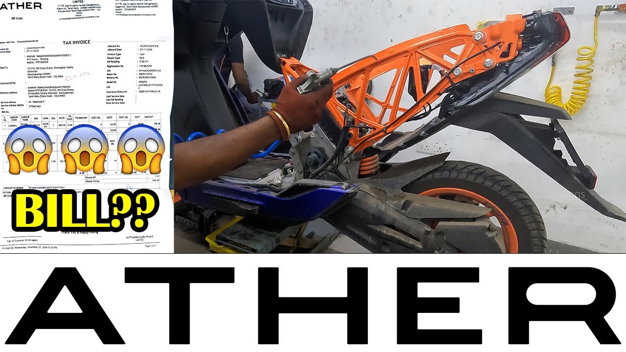 Ather வாங்கலாமா?? | Ather 450 APEX First Service Cost?? | Electric Vehicle Care Guide | Baby Vlogs