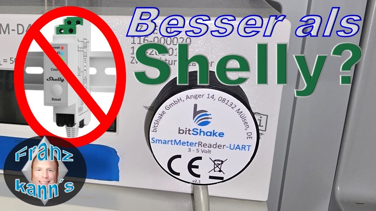 Bitshake Lesekopf - Besser als Shelly 3EM Pro ? - Zusammenbau, Montage, Software & Fazit