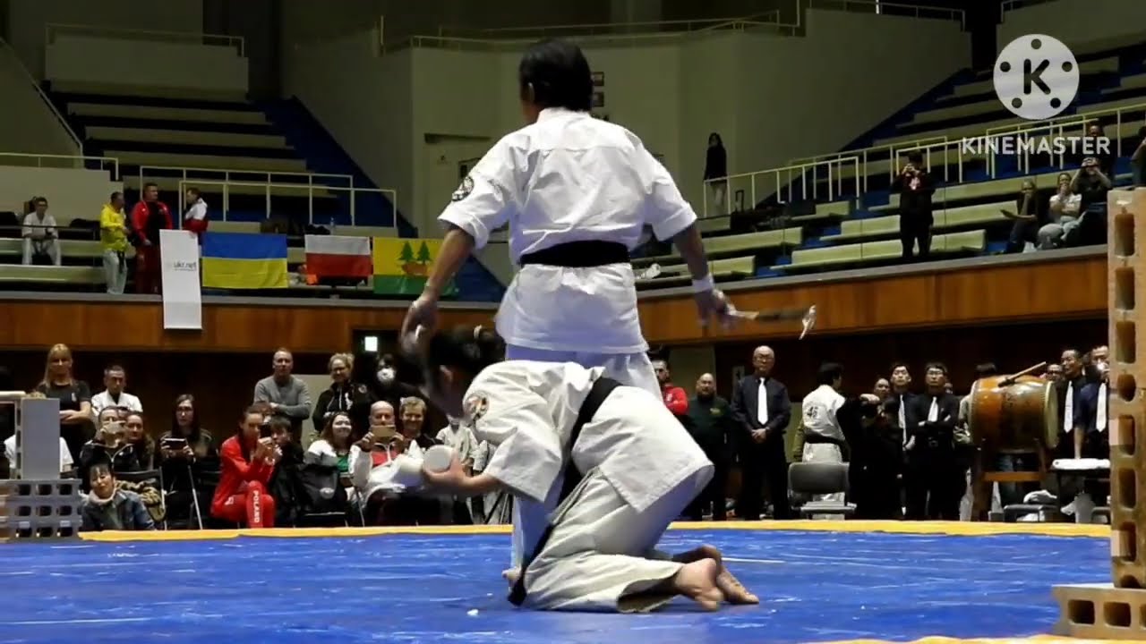Weapon Demonstration at IKO Matsushima 6th World Kyokushin Karate Tournament 2025 - Maebashi, Japan