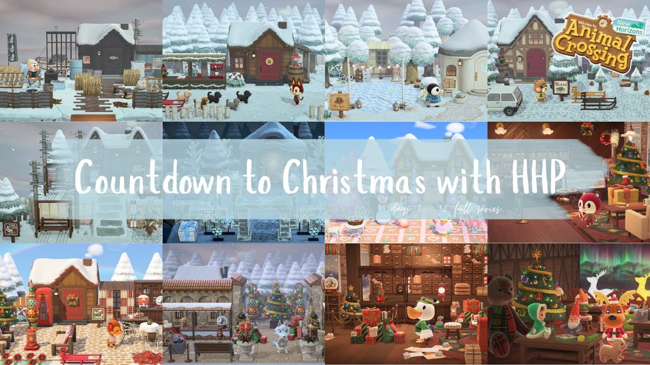 ACNH Countdown to Christmas with HHP | Days 1-12 Full Series