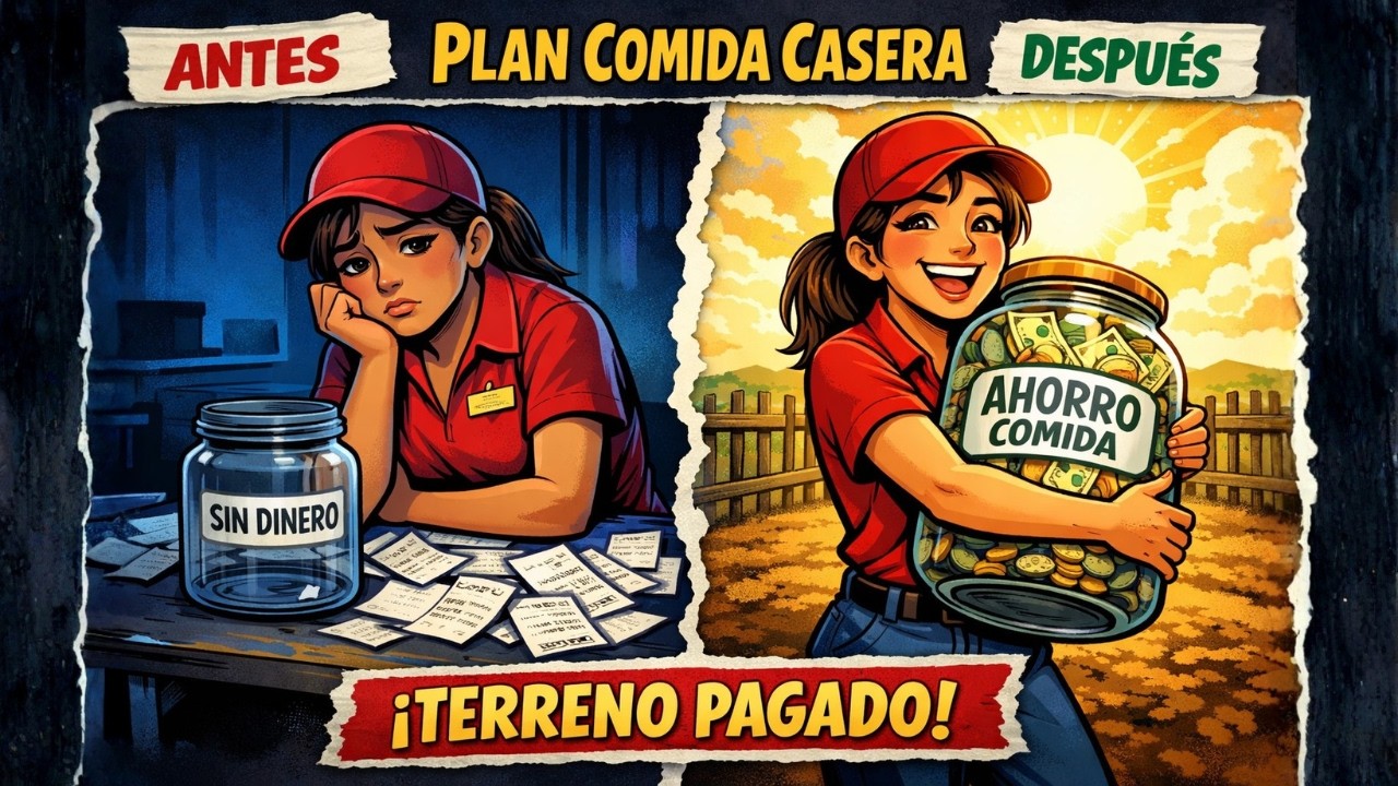 Cómo una PROMOTORA DE VENTAS usó el Plan de la Comida en Casa y JUNTÓ $50 mil para su Terreno