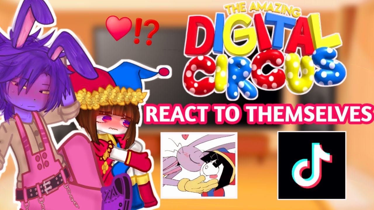 The Amazing Digital Circus React to Themselves💞✨| TADC | JAX x POMNI✨ | Gacha Club Mini Movie⭐