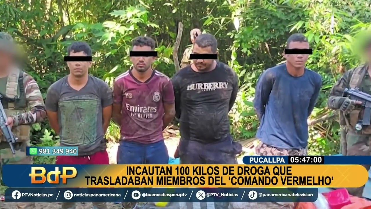 PNP incautan más de 100 kilos de droga en Pucallpa