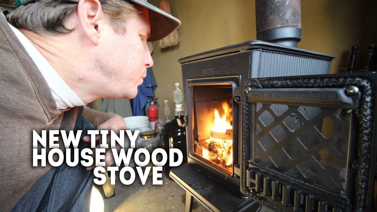 Новая дровяная печь TINY HOUSE | Обкатка моей Jotul 602