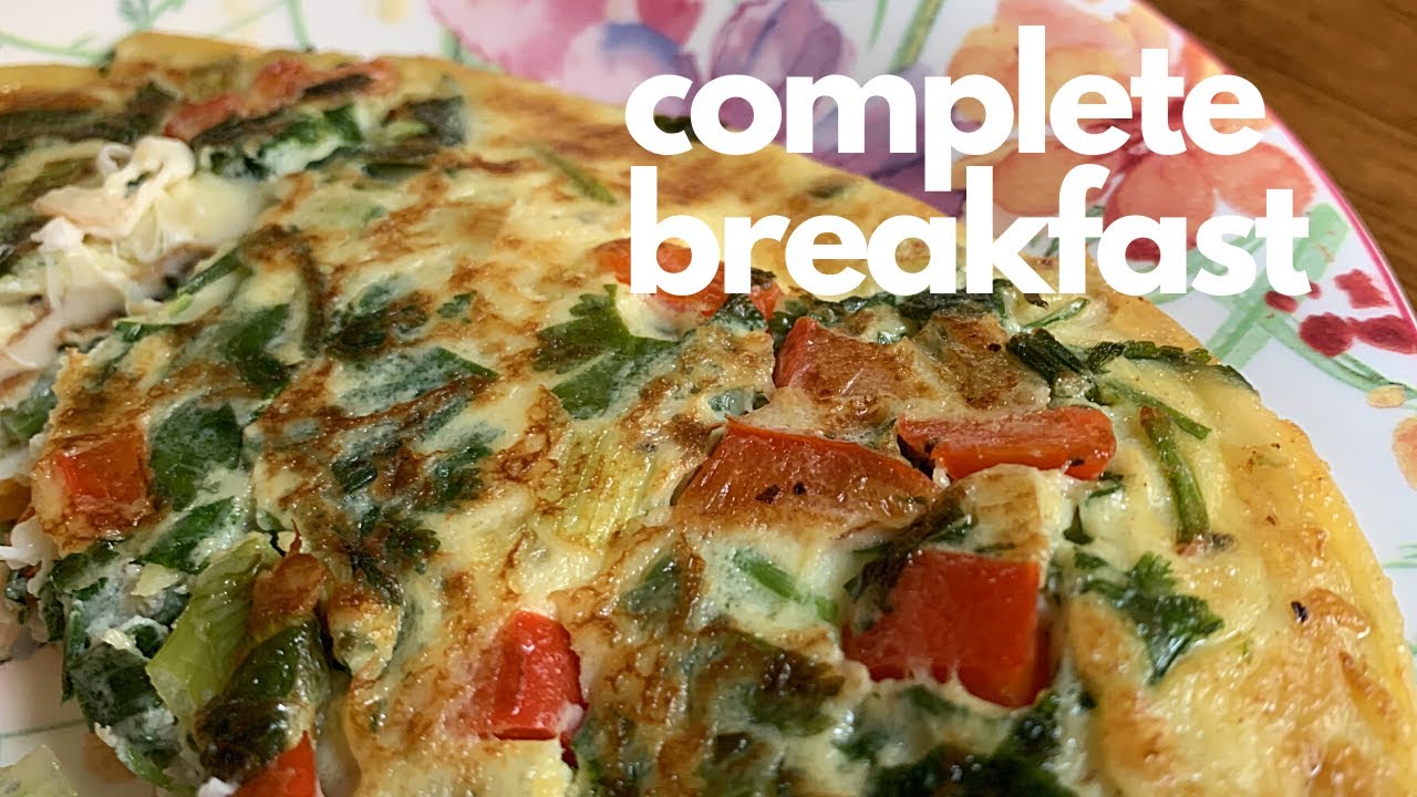 Breakfast Vegetable Omelette Recipe | Cheese and Vegetable Omelette