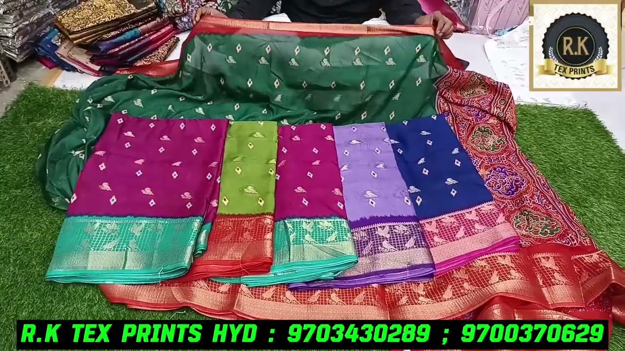 #madinasarees ||తాజా చీరల సేకరణ రాక  SINGLE SET COURIER AVAILABLE AND NO EXTRA GST
