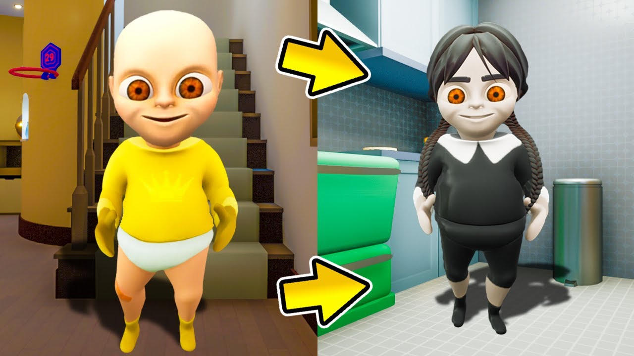 What IF We Play AS Wednesday?! The Baby In Yellow!