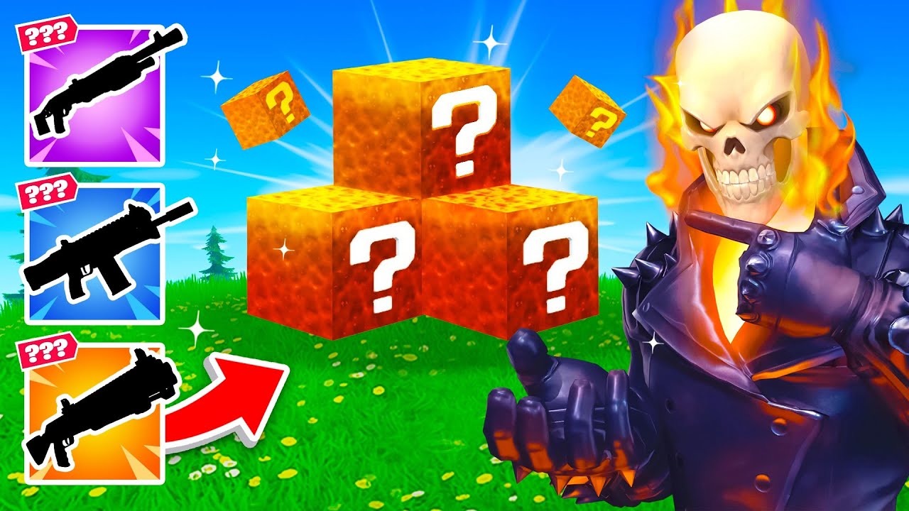 OTWIERAMY OGNISTE *LUCKY BLOCK* w Fortnite ZDOBĄDŹ LEPSZY EKWIPUNEK I WYGRAJ GRE