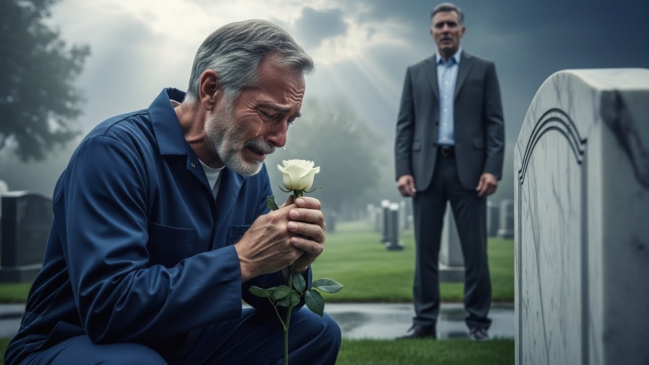 Descubrí a Un Conserje llorando En La Tumba De Mi Hija: Aprendiendo La Verdad Sobre Su Amor