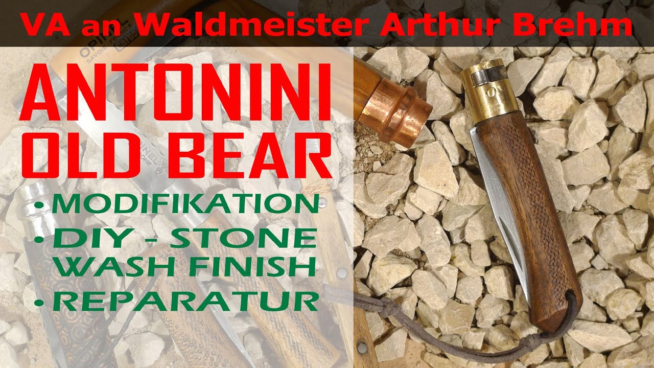 Antonini Old Bear ▶️Modifikation + DIY-Stonewashed Finish