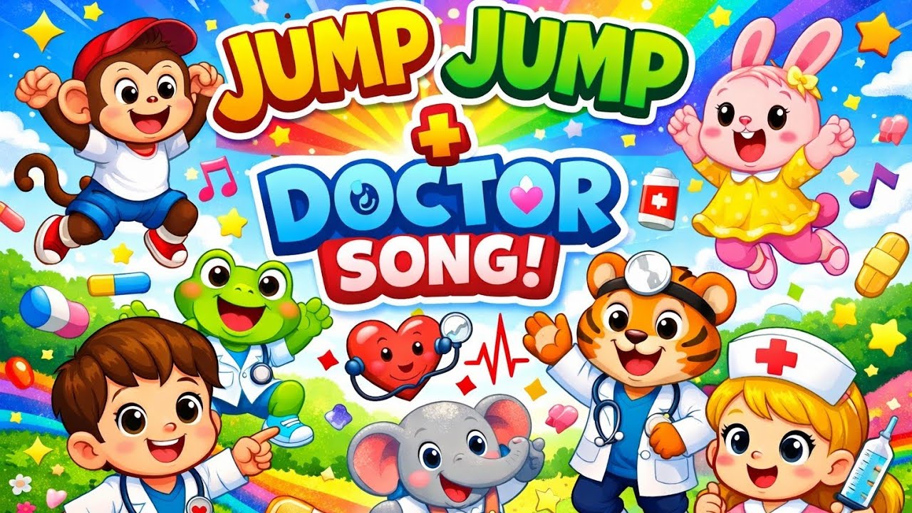 Doctor Doctor 🩺 | Jump Like Animals 🐶🐸 | Fun Action Song for Kids#rhymes #kids 