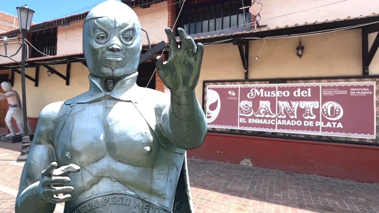 MUSEO DEL SANTO en TULANCINGO y TREMENDO RECORRIDO en la HISTORIA de la LEYENDA PLATEADA