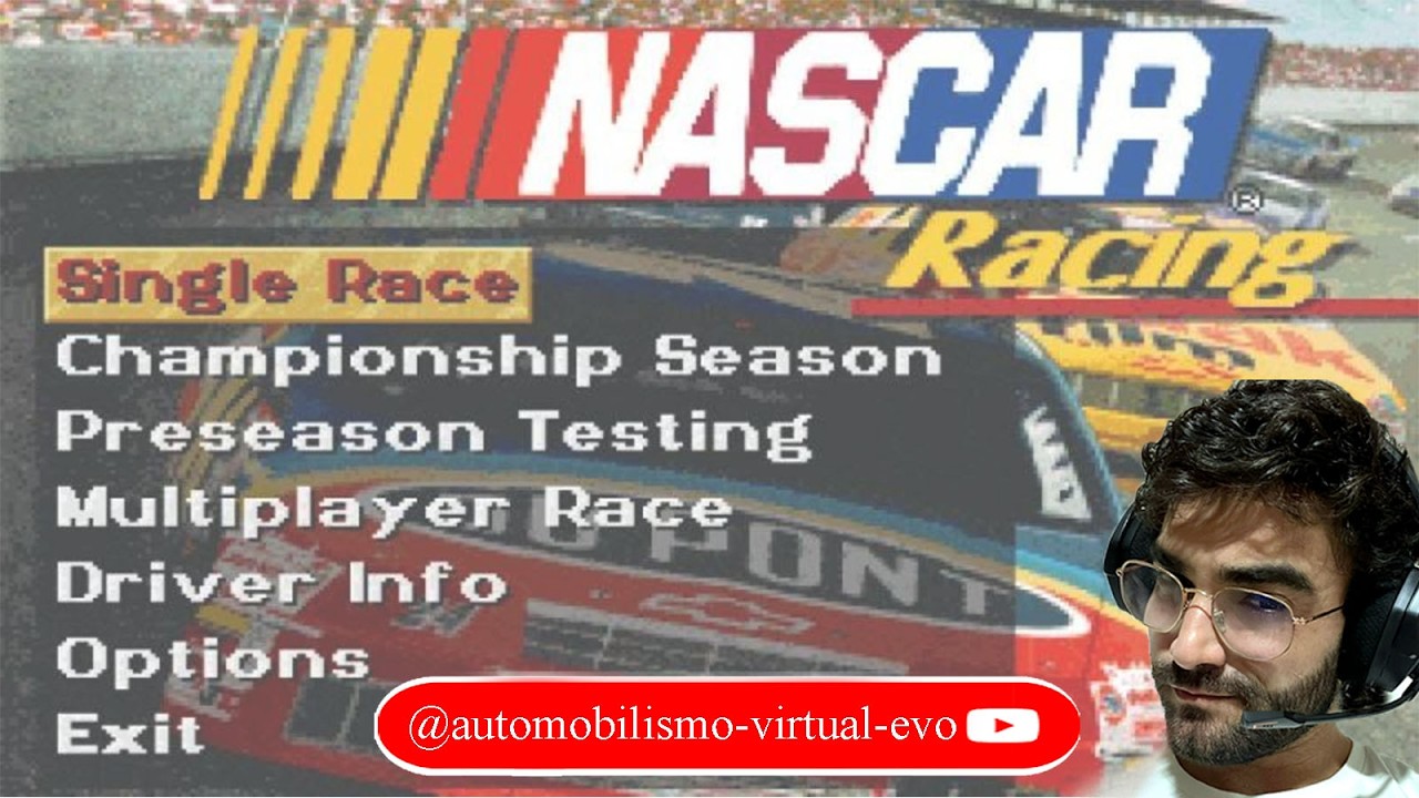 9.1 - Nascar Racing (1994) - (5ª Geração - MS-DOS) - 1ª Gameplay