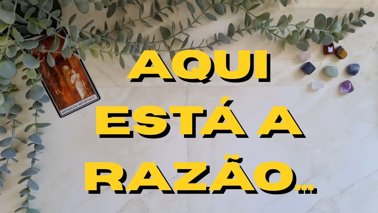 ⚠️ Esta mensagem te encontra por uma RAZÃO! #leituraintuitiva #tarotterapeutico #espiritualidade