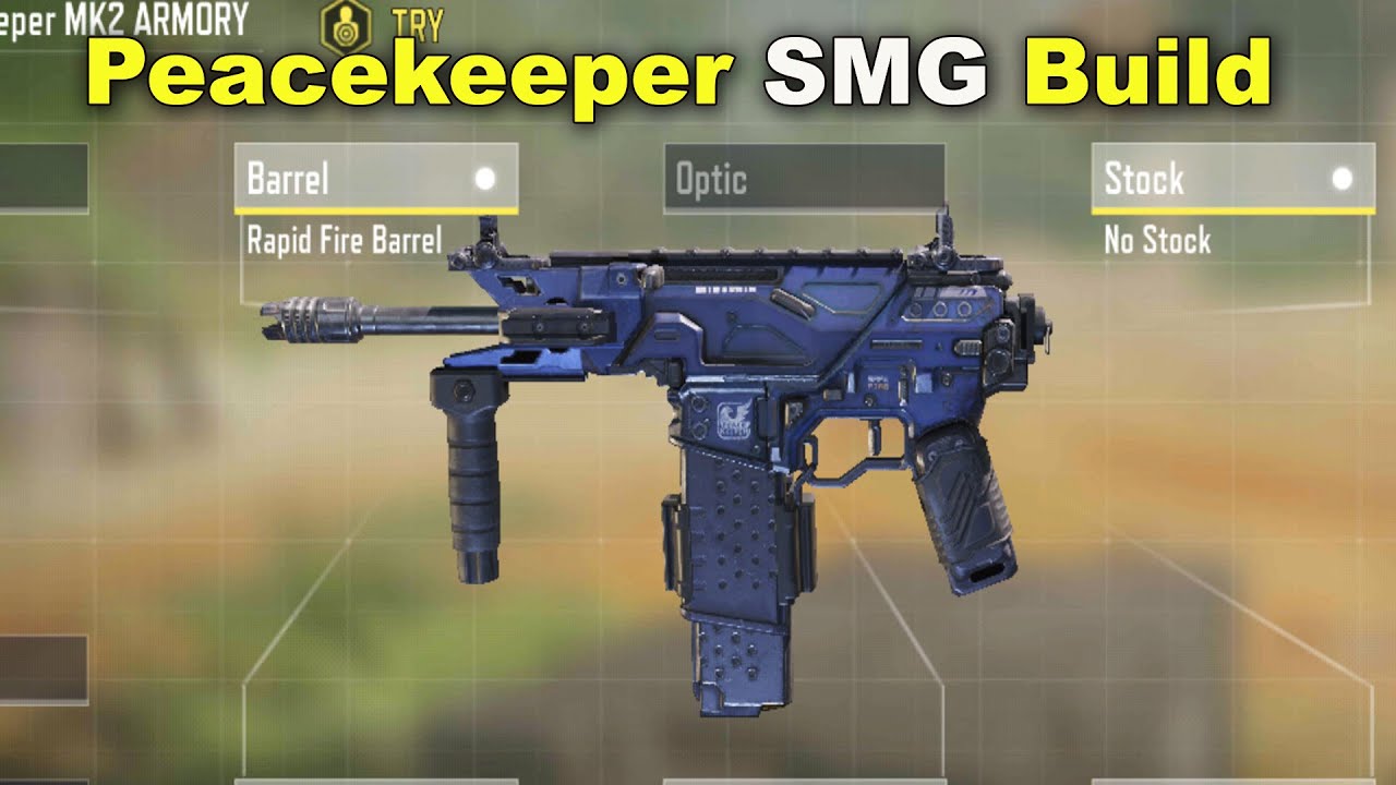 Peacekeeper SMG Gunsmith & Gameplay on Red Magic 6 in COD Mobile | Call of Duty Mobile