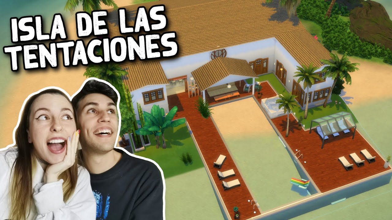 Recreamos VILLA MONTAÑA (la isla de las tentaciones) | SIMS 4