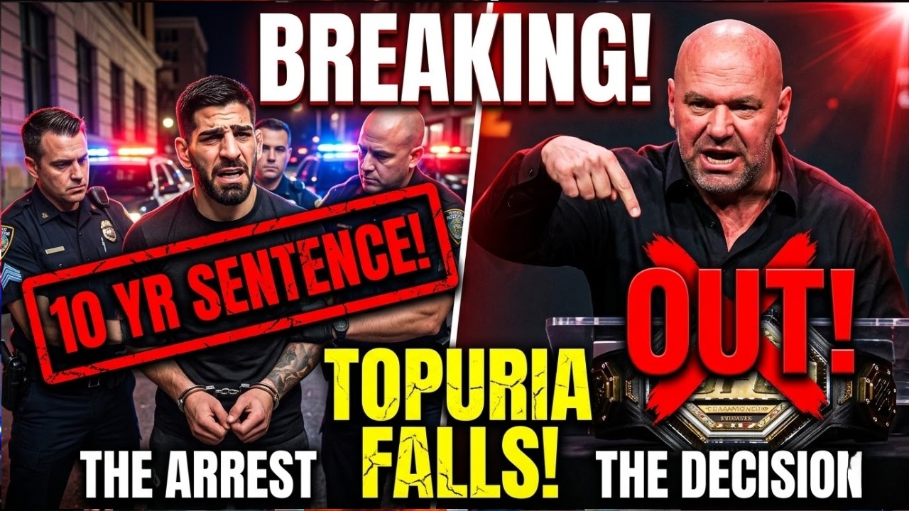 BREAKING: Ilia Topuria Jailed for 10 Years! Dana White Bans Him Forever!