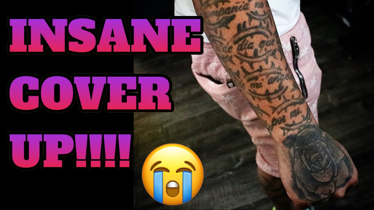 IMPOSSIBLE COVER UP 😱 Tatoo tutorial by @mr.reyesink