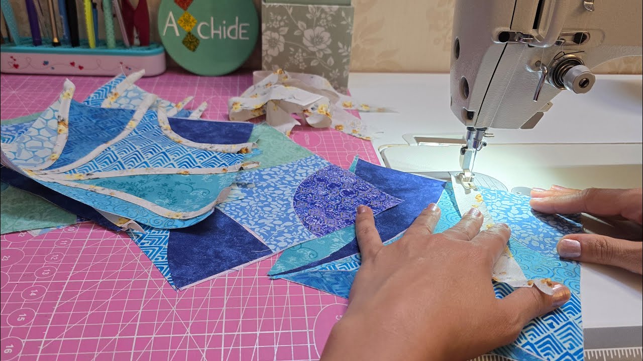 Absolutely the most brilliant iquil dea you can sew with your scrap fabrics (upgraded technique)