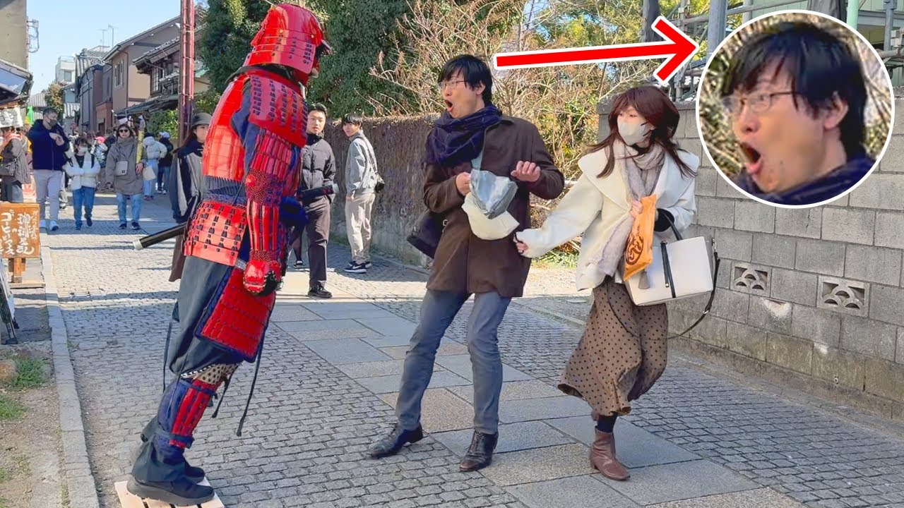 #45 SAMURAI MANNEQUIN PRANK in JAPAN｜Kawagoe