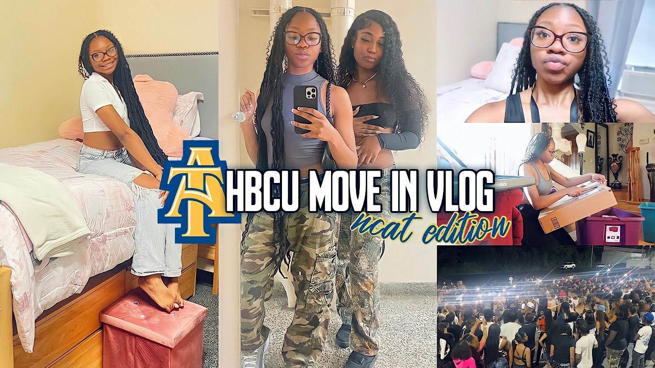 HBCU COLLEGE MOVE IN DAY VLOG // NCAT EDITION