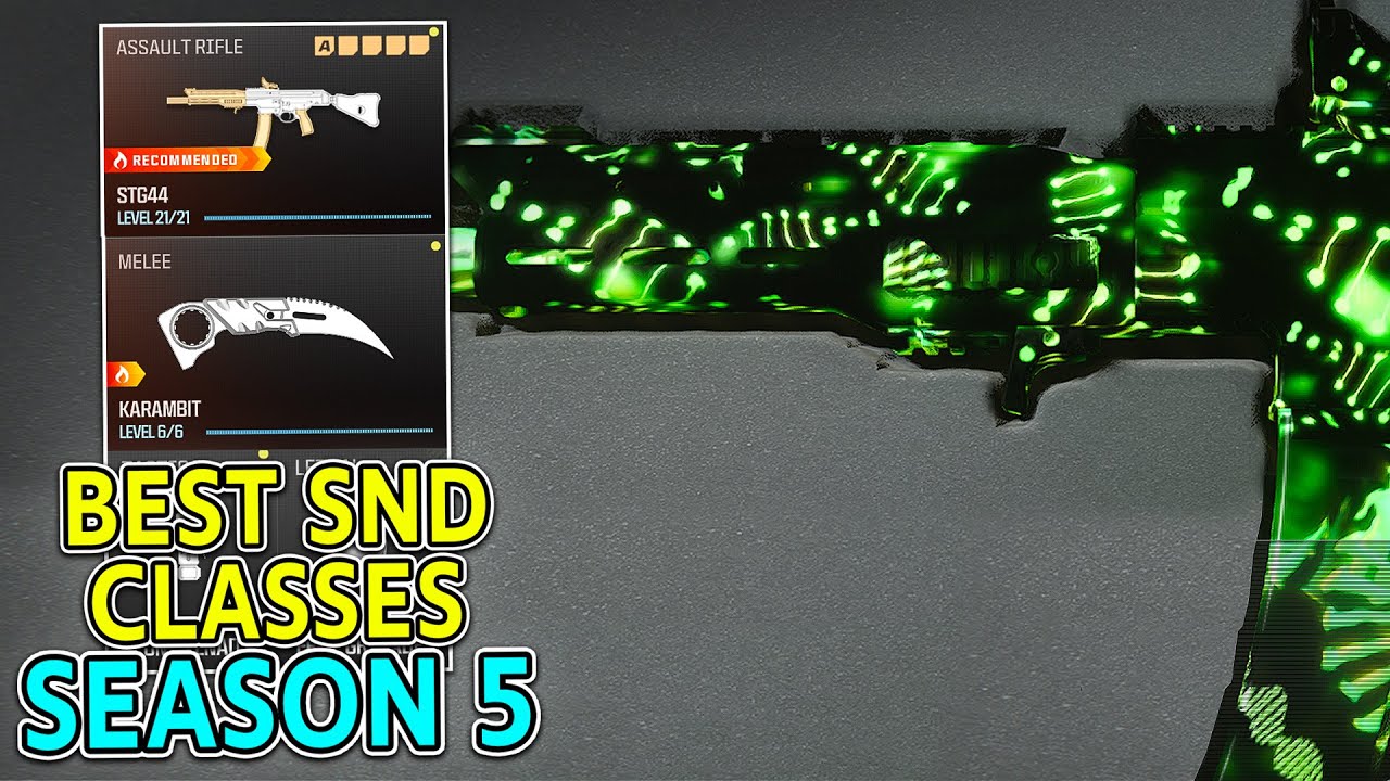 Modern Warfare 3 Best SnD Class Setups & Settings Season 5! (MWIII Search and Destroy Class Guide)
