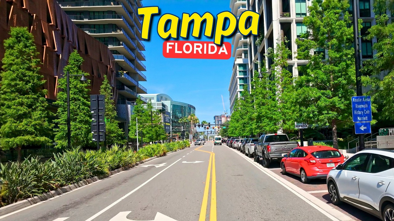 Tampa Florida Driving Through