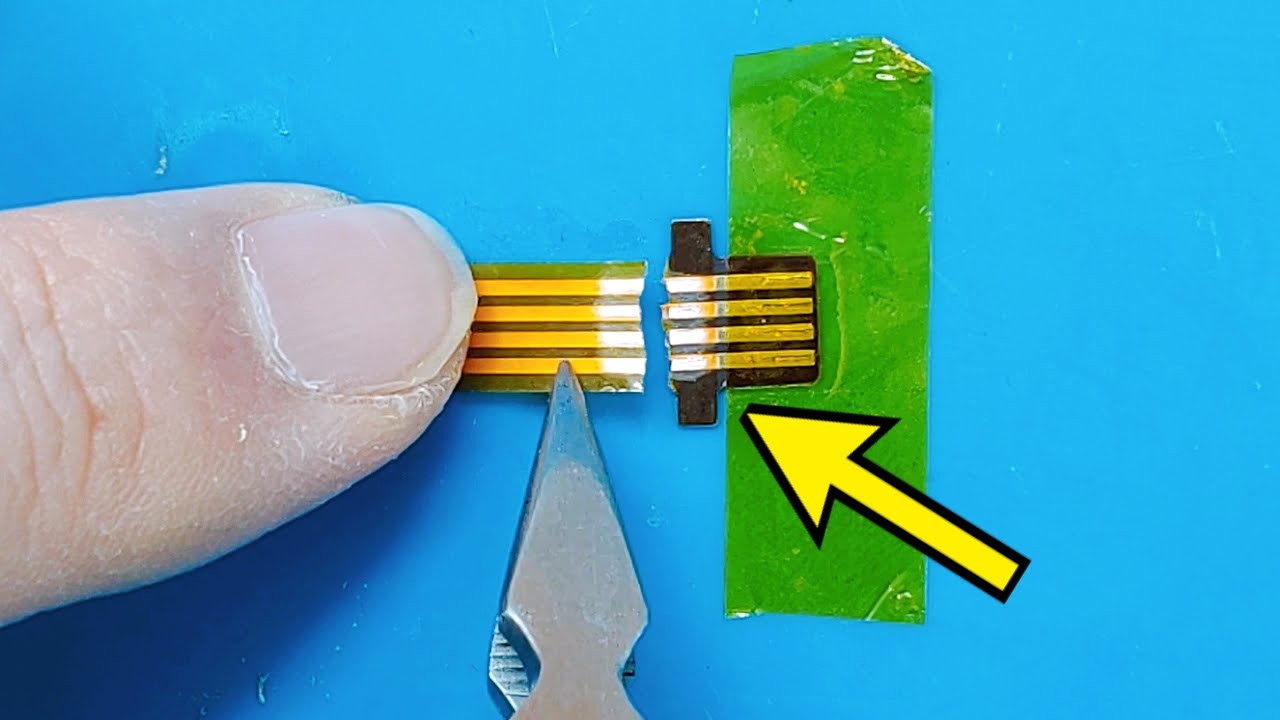 200.끊어진 FPCB 아주쉽게 납땜하는 방법ㅣHow to easily solder a broken FPCB.