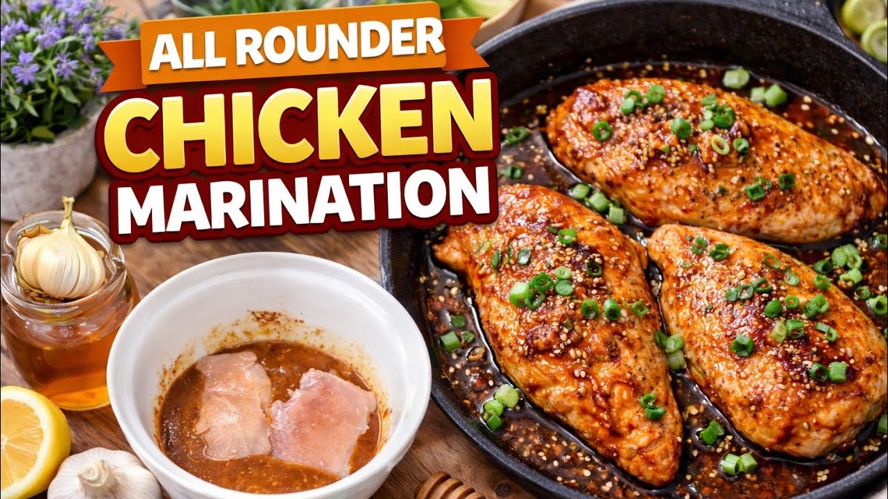 “One Marination, Endless Chicken Recipes |   All-Rounder Chicken Hack!”