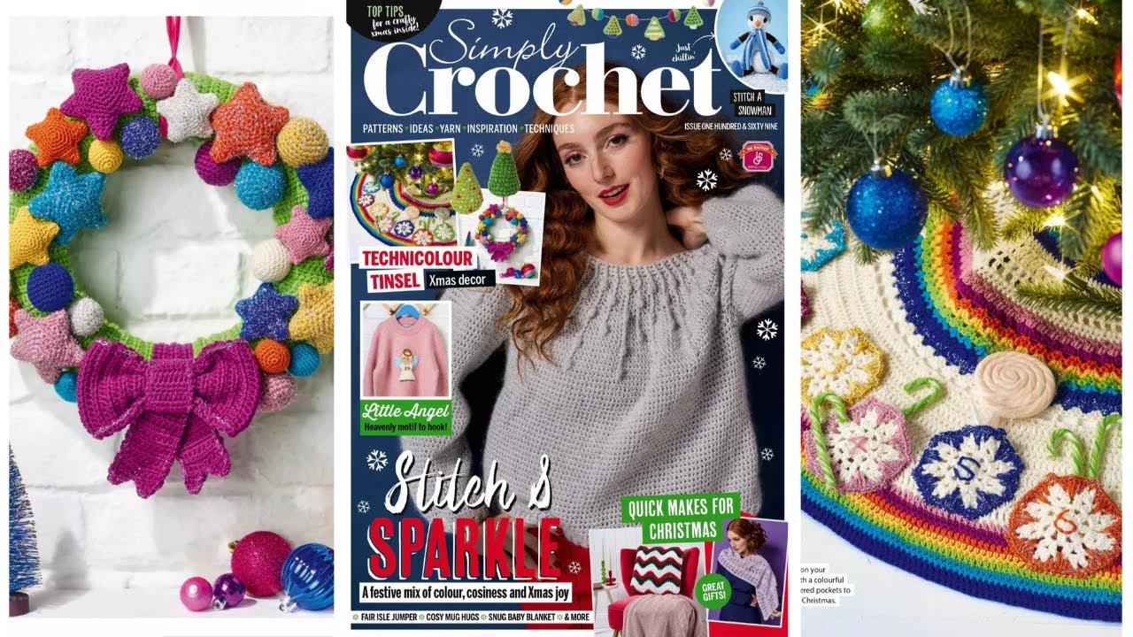 ⛓️Simply Crochet 169/2025 л Журнал по вязанию крючком. Пролистайте.