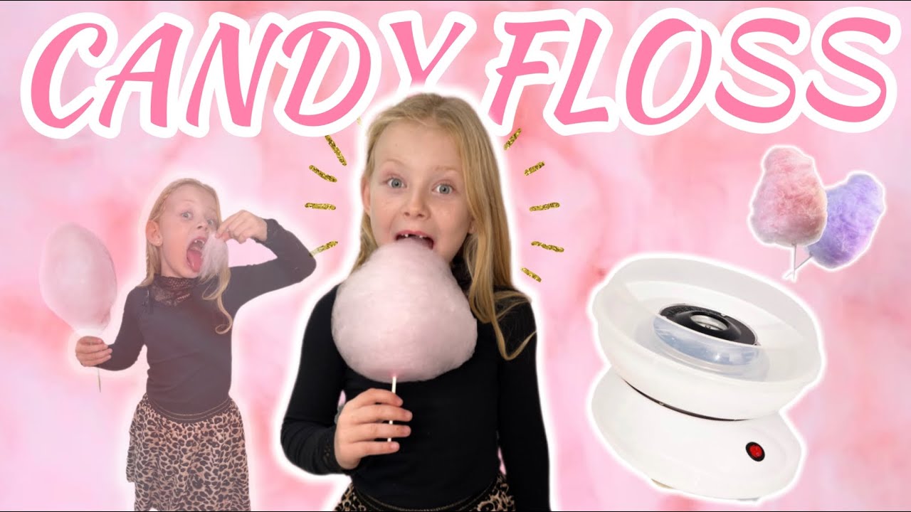 Jeg laver MIN EGEN candyfloss! med min nye candyfloss maskine 🤤
