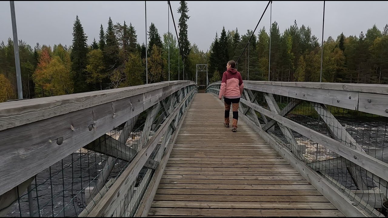 Rovaniemi Vikaköngäs. Retkeily Lapissa