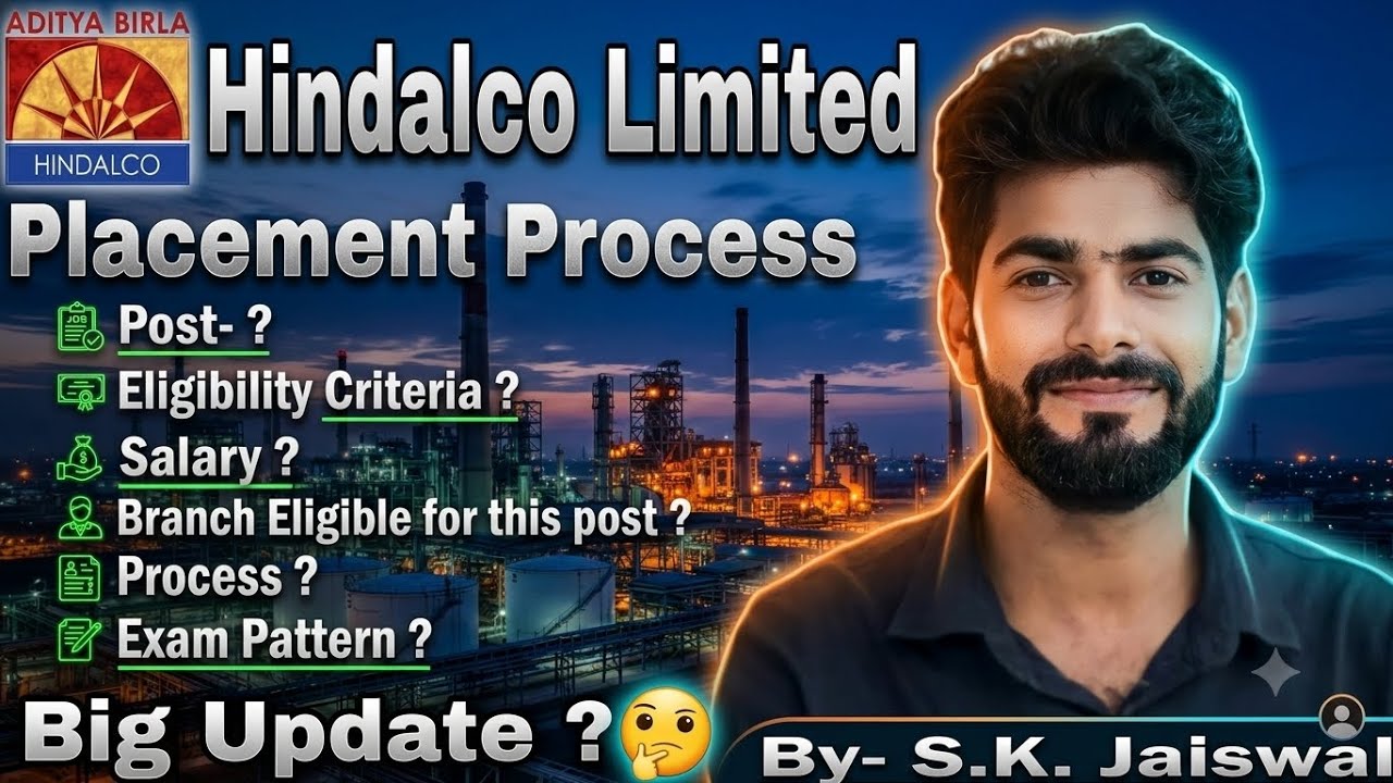 Placement Process of Hindalco Limited || Risions Academy || S.K.Jaiswal