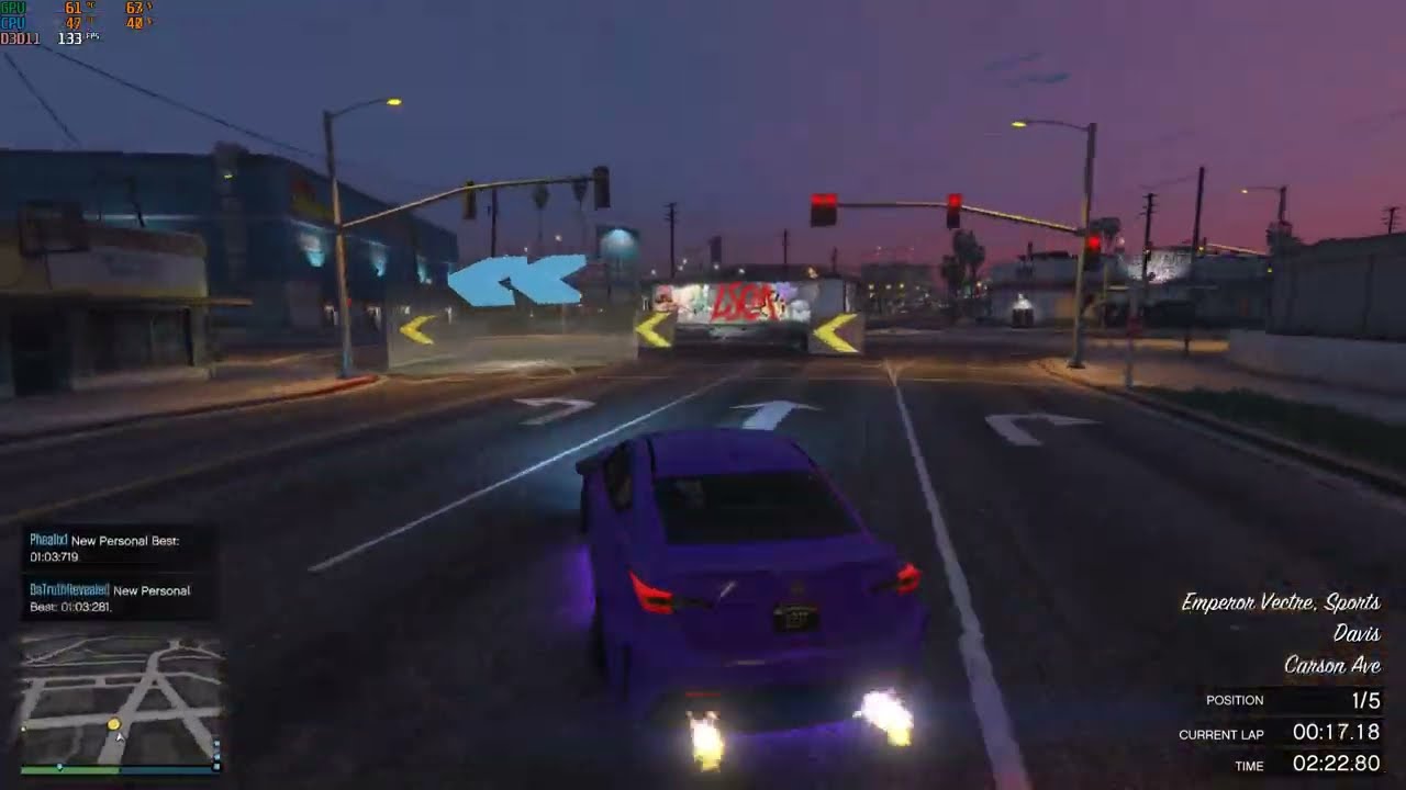 GTA Street Race - 01:00.398 - Home Street Home