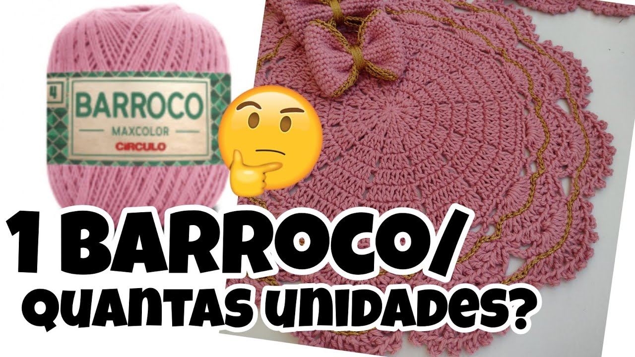 ✨Vlog do sousplat renda💞Quantas unidades consegui fazer com um novelo de barroco n 4?