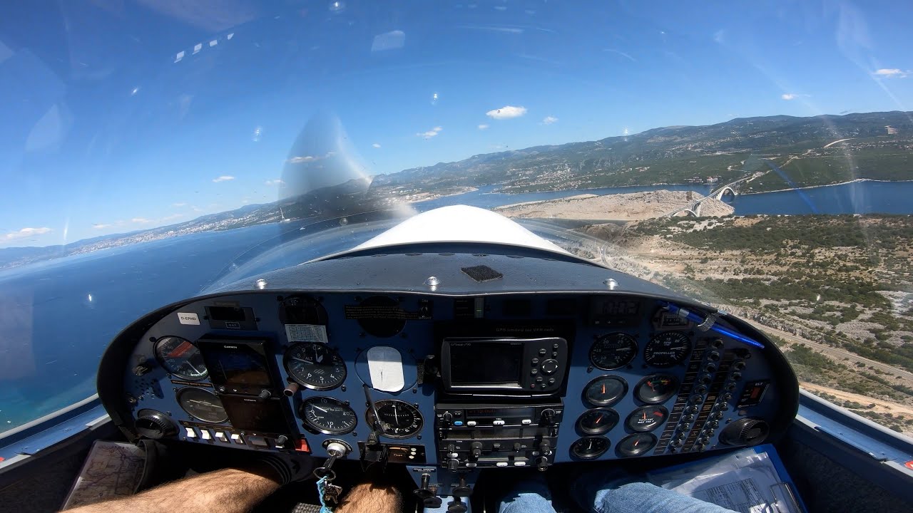 PPL Phase C: Graz - Rijeka/Krk (VFR) mit der DA20 Katana