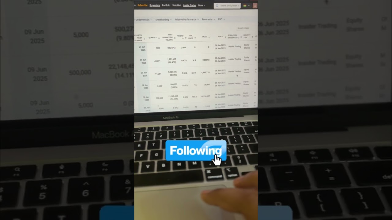 Best way to find Bulk Deal | Insider Trading Easily 👍🏻 #stockmarket #youtubeshorts #shortsvideo
