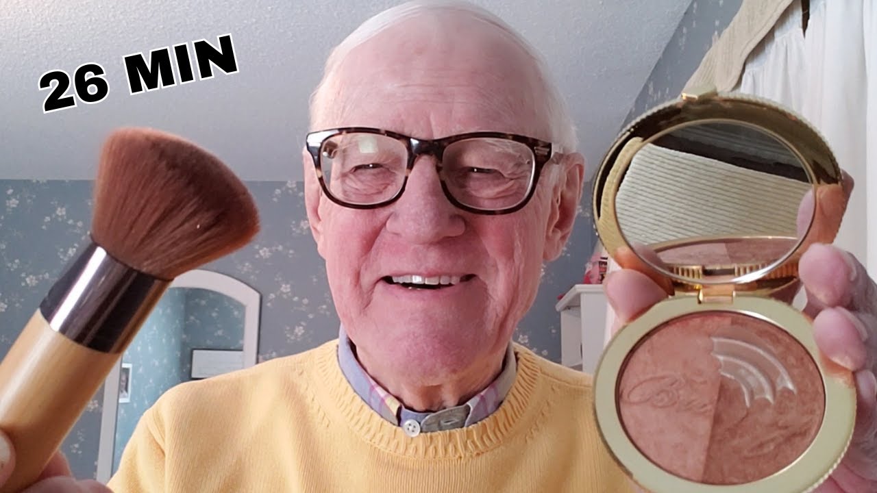 ASMR Grandpa Doing Your Makeup for SLEEP Summer Glow Up (BRUSHING + POSITIVE AFFIRMATIONS) 💄😴