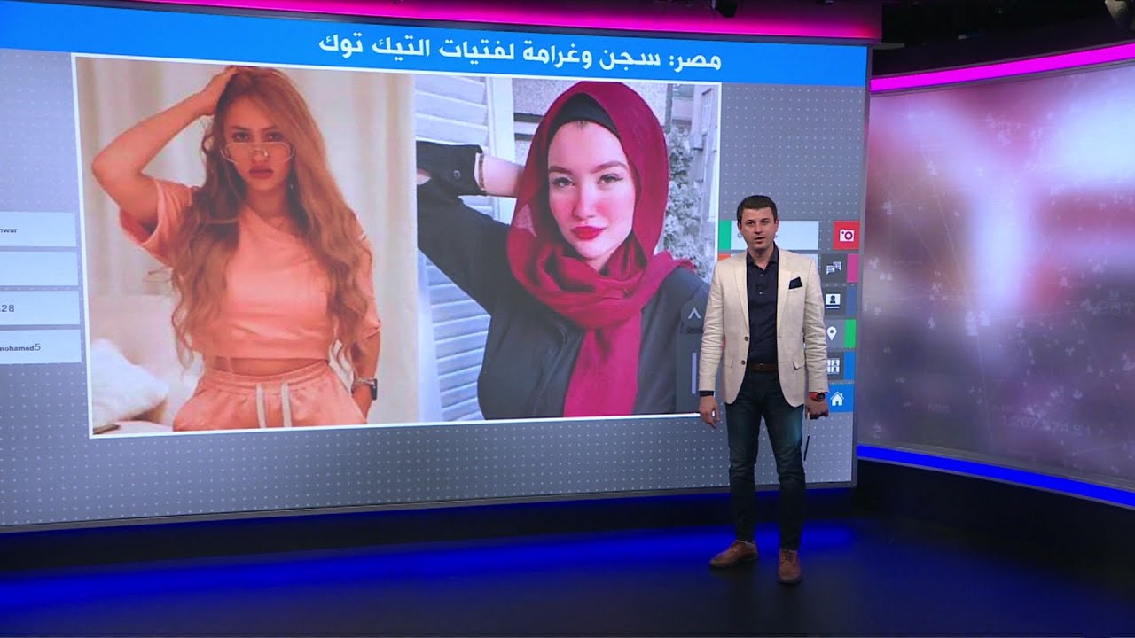 بكاء وإغماء نجمتي التيك توك حنين حسام ومودة الأدهم في مصر بعد حكم السجن