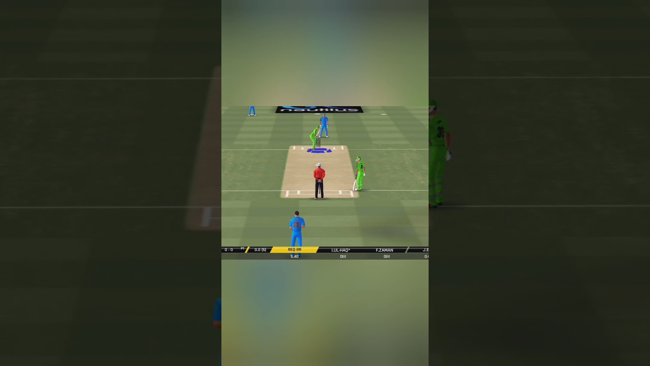 get wicket in every ball trick in real cricket go#shorts