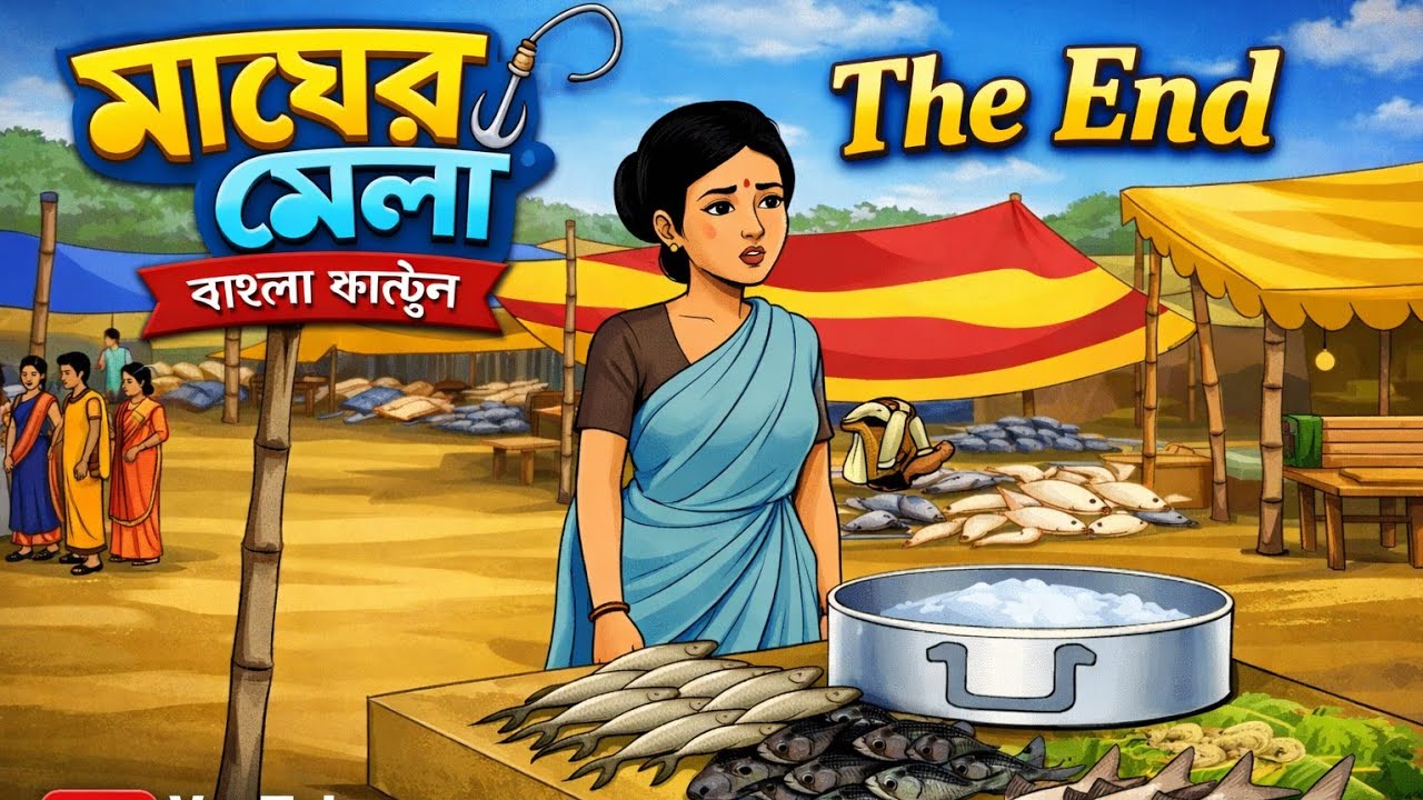 📌💥মাছের মেলা I বাংলা কার্টুন I The End I #kids #animationstory #funnycartoon