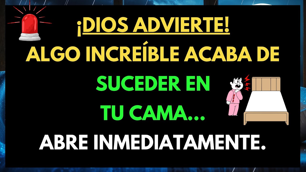 URGENTE: DIOS SEÑALA TU CAMA — NI SIQUIERA EL ARCÁNGEL MIGUEL PODÍA CREER LO QUE HAY ALLÍ...