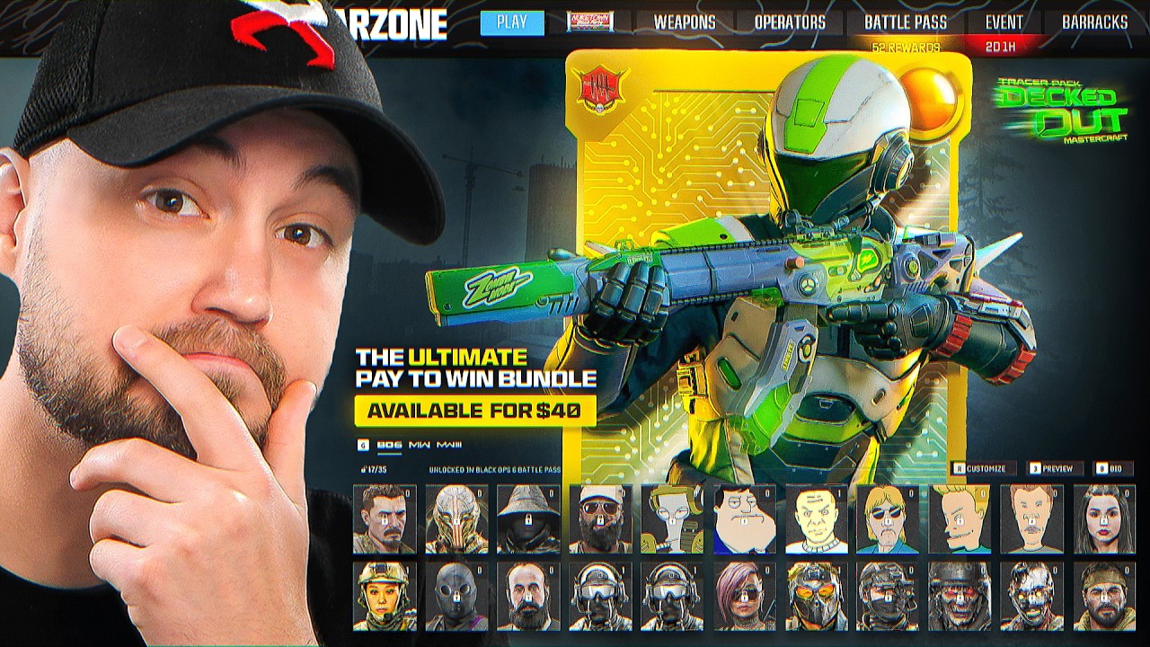 I Bought the NEW POWER RANGER Bundle in Warzone and it's..
