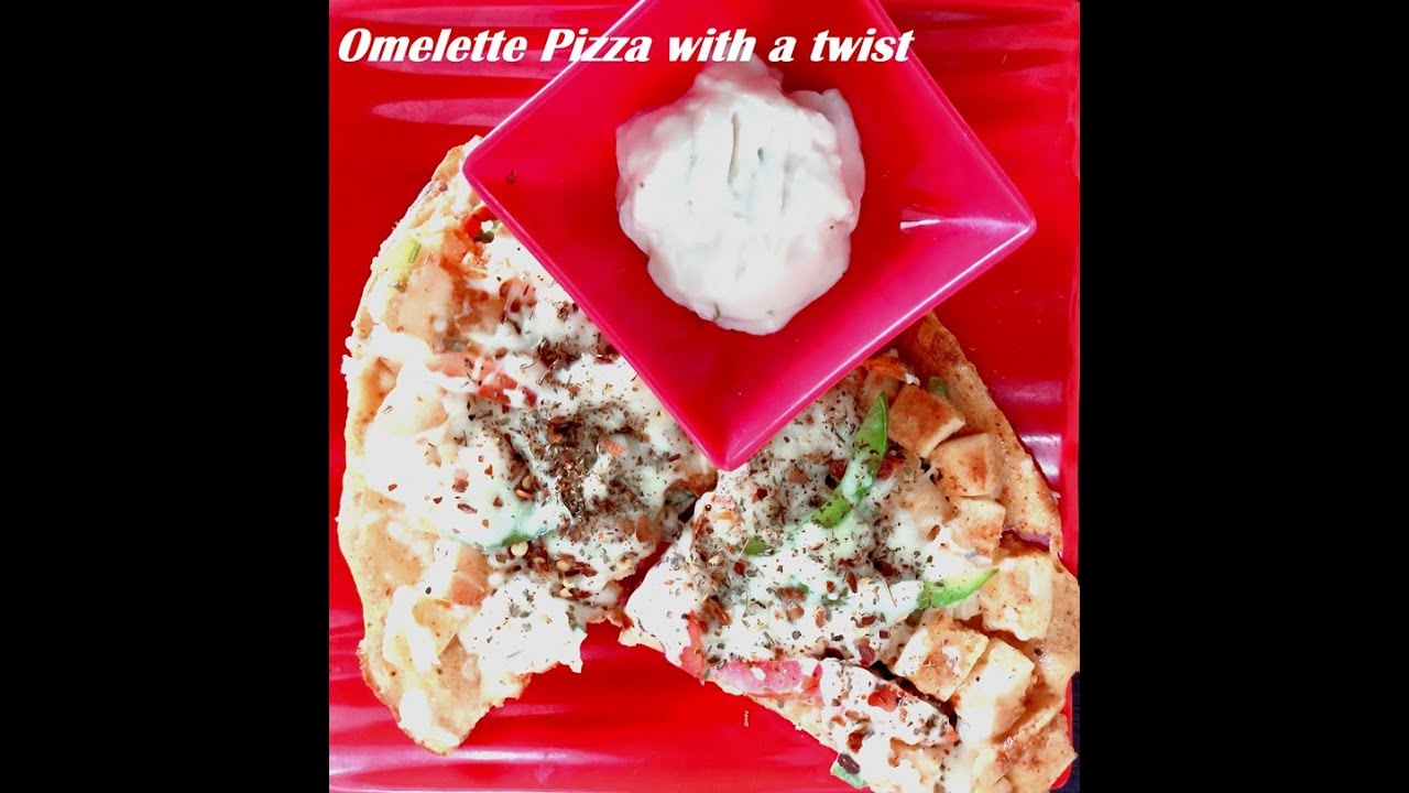 Omelette Pizza recipe with a twist - Yummy