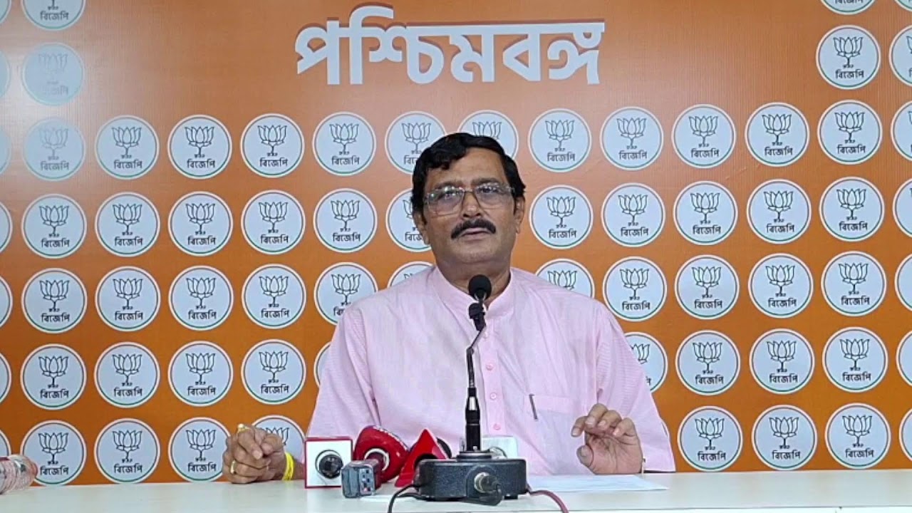 LIVE: Press Conference by Shri Rahul Sinha, Ex State President at Salt Lake BJP Office.