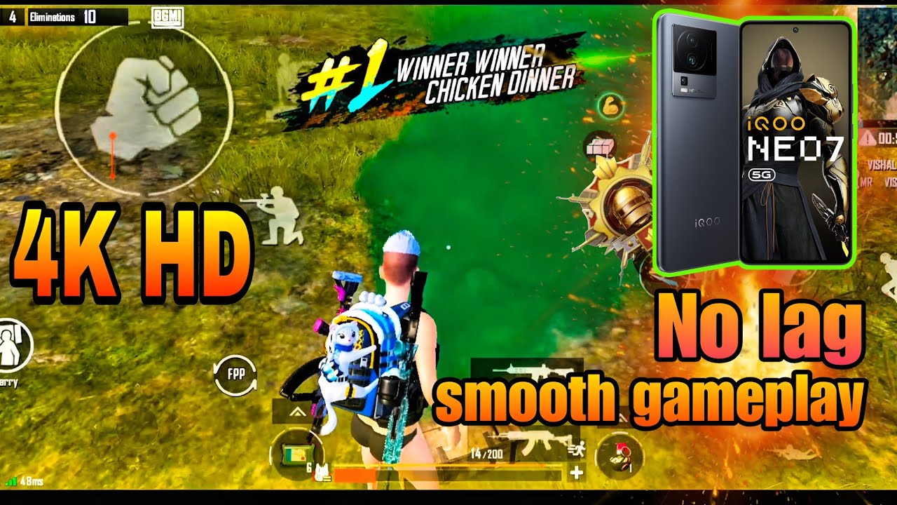 🔥 iQOO Neo 7 Smooth Gameplay | No Lag, No Frame Drop | BGMI Performance Test
