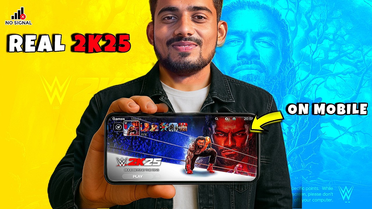 Finally Playing WWE 2K25 ON ANDROID 🔥