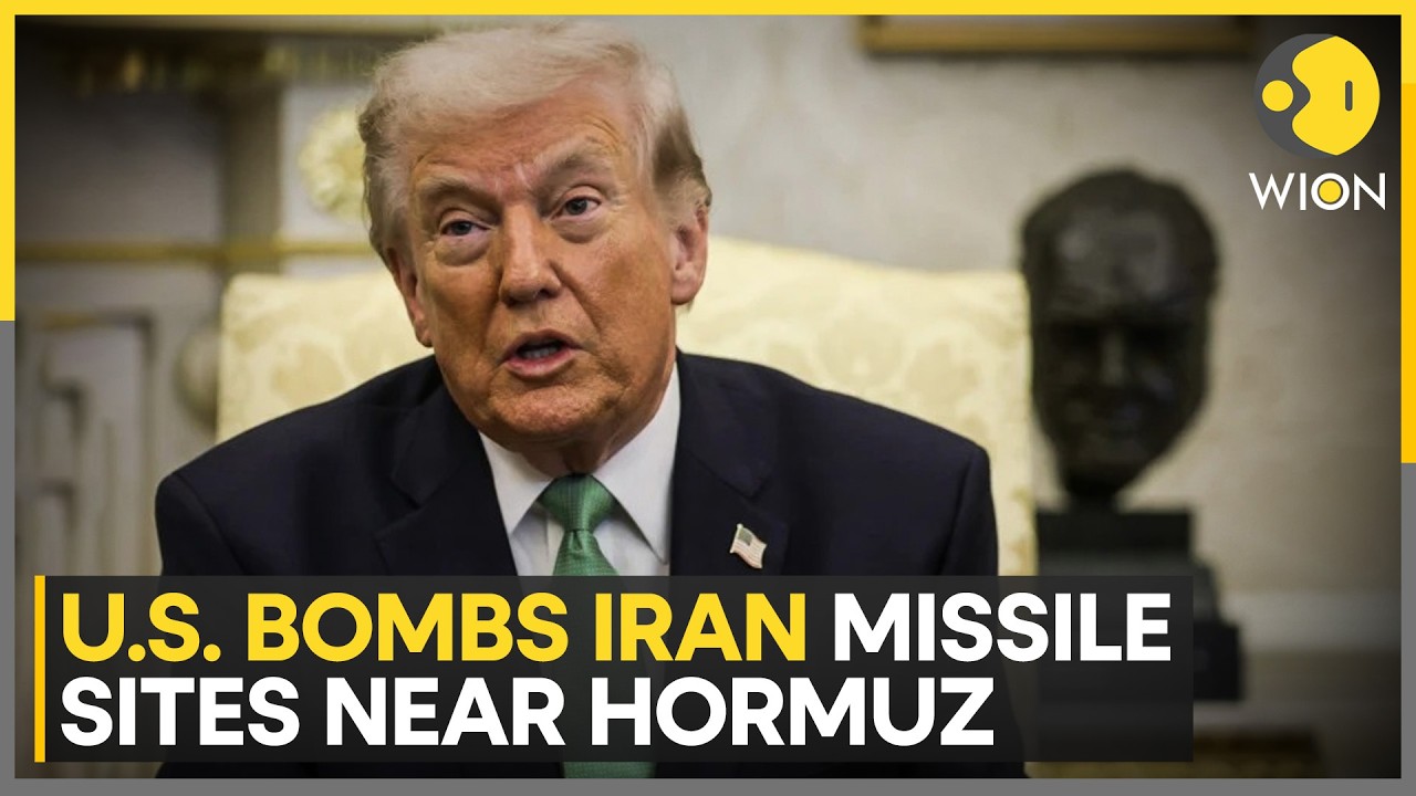 US-Iran War: US Drops 5,000-Pound Bombs On Iranian Missile Sites Near Hormuz | WION
